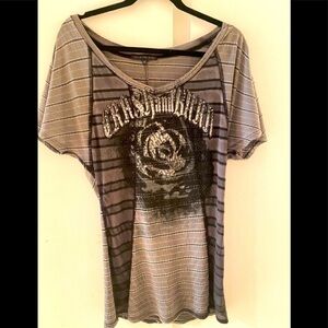 Crash & Burn Bling Tee Women's Shirt